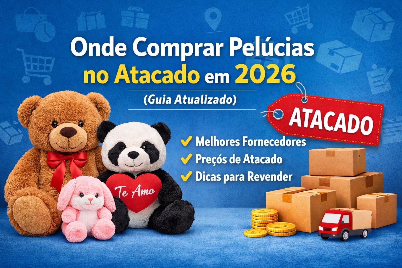 onde comprar pelúcias no atacado